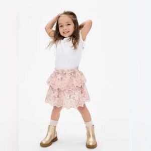 Love Shack Fancy and Gap Floral Skirt